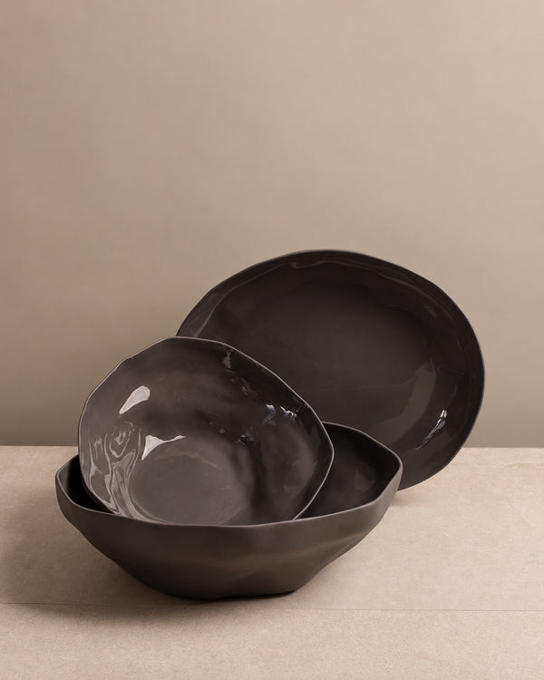 Porzellan Servier-Set