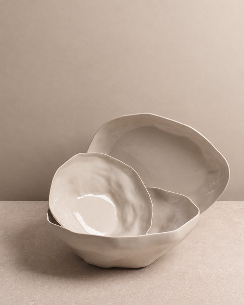 Porzellan Servier-Set