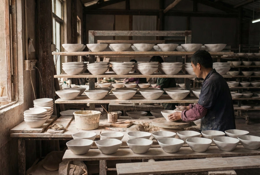 Familienbetrieb Produktion Tinkalu Geschirr
